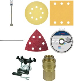 Resim Bosch 1x Pro Sds Max-4c Yassı Keski (Beton, Tuğla, Ø Mm, Pro... +7 Parça Yapı Seti 