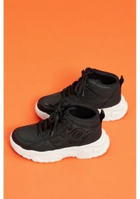 Resim Vicco Milas Kürklü Unisex Okul Öncesi Siyah Bot Siyah 