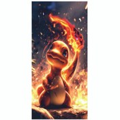 Resim cixotocenter Araba Kapı Direk Kaplama Folyosu Charizard Sağ Ve Sol 2adet 