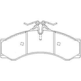 Resim Fren Balatası On Arka Mercedes Sprınter B901 B904 . Vw Lt 28-35-46 