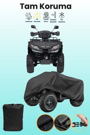 Resim dokaca Siyah Kanuni 250 Atv ATV Brandası, ATV Koruyucu Örtüsü 