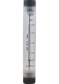 Resim S-Meter Slzm-15g/ 1.6-16 M³/h Akrilik Rotametre Hava 