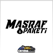 Resim OkyayWorks Masraf Paketi Sticker - Siyah 