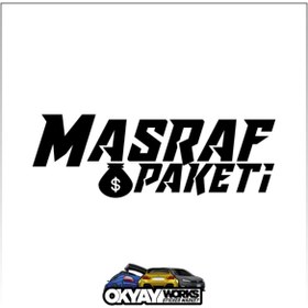 Resim OkyayWorks Masraf Paketi Sticker - Siyah 