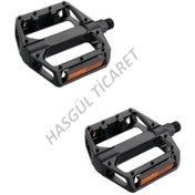 Resim Hsgl Bisiklet Geniş Bilyalı Reflektörlü Siyah Pedal 