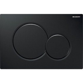 Resim Geberit SIGMA01 115.770.DW.5 Kumanda Kapağı Çift Basmalı ,siyah 