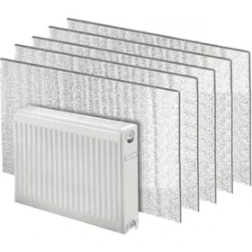 Resim Ev ve Işyeri Için 5 Adet Radyatör Petek Arkası Yalıtım Levhası Plakası 1 cm 