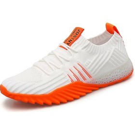 Resim Spor Ayakkabı, Flyknit File, Elastik Turuncu 