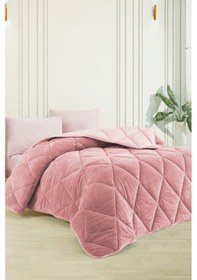 Resim Formeya Battal Boy Lüx Pudra Welsoft Yorgan Çift Taraflı Pudra 