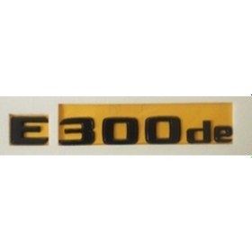 Resim Mercedes Uyumlu Yazı E 300 De Siyah 