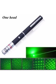 Resim Genel Markalar Kalem Tipi Yeşil Lazer Pointer 5 Başlıklı Green Laser 