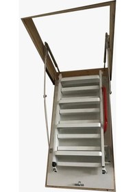 Resim Aytürk 70x120 CM Metal Katlanır Çatı Merdiveni 