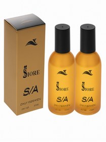 Resim SIORE Kalıcı Gold Erkek Parfüm 2 Adet (100mlx2) 