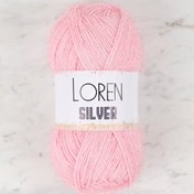 Resim Loren Silver Toz Pembe El Örgü İpi - RS0013 - 34074 