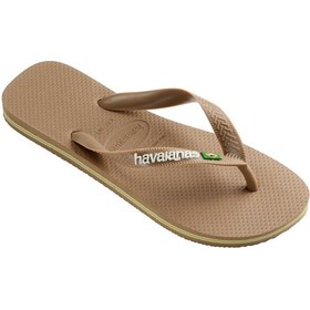 Resim Havaianas HAVAIANAS Brasil Logo Rose Gold Terlik 4110850-3581 Bakır 