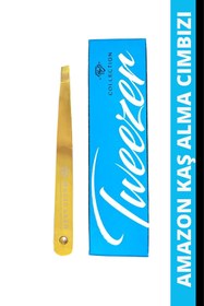 Resim Magic Lash Profesyonel Amazon Elmas Taşlı Kaş Bıyık Alma Cımbız 