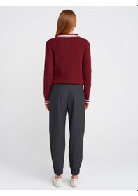 Resim Dilvin 71608 Manşetli Jogger Pantolon Antrasit 