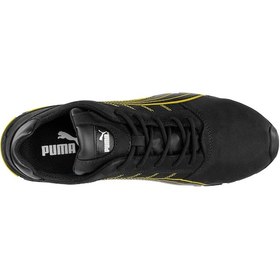 Resim Puma Safety Amsterdam Low Alüminyum Burunlu İş Ayakkabısı S3 Src Siyah - Sarı 