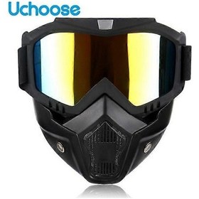 Resim Motosiklet Gözlükleri Maskeler Bisiklet Sürme Motokros Güneş Gözlükleri Snowboard Gözlük Maske Gözlükler Kask Taktik Rüzgar Geçirmez Şık 