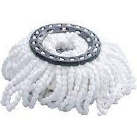 Resim Lider 6 Adet 360 Döner Yuvarlak Mikrofiber Mop Paspas Yedek Ucu 