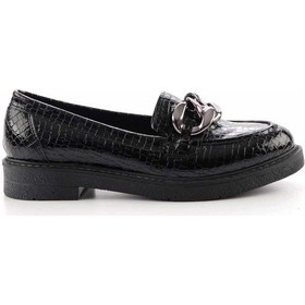 Resim Siyah Kadın Loafer Ayakkabı K01257067011 Siyah 