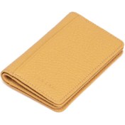 Resim Sarı Deri Unisex Kredi Kartlık - S1KK00001601-H28 