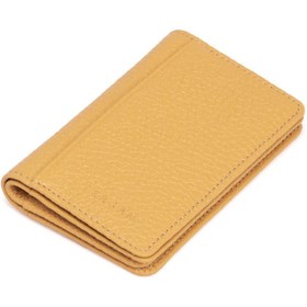 Resim Sarı Deri Unisex Kredi Kartlık - S1KK00001601-H28 