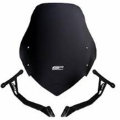 Resim Honda CB125F 2023–2025 Uyumlu Ön Cam Siyah 