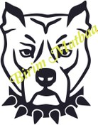 Resim Birim Matbaa PİTBULL PENÇE STİCKER( 11X15 CM ) 