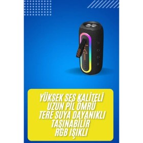 Resim Mbb E-Ticaret Bluetooth Hoparlör USB Şarjlı Uzun Pil Ömrü Android ve Ios Uyumlu Renkli 