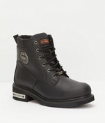 Resim Harley-davidson 025m100128 Jım Erkek Bot - Siyah Deri-siyah Deri 