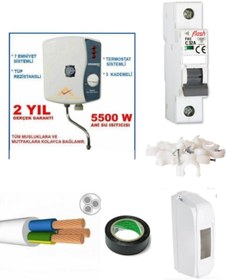 Resim Aydın derya 5500w Mutfak Şohbeni 3 Mt Kablolu Tam Takım Set 