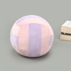 Resim Evidea Soft Voleybol Topu Figürlü Yastık - Pembe / Eflatun - 20 cm 