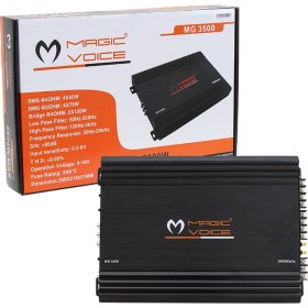 Resim Magicvoice MG-3500 4 Kanal Max 3000 Watt Oto Anfi 