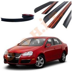 Resim Volkswagen Jetta 06-11 Uyumlu Bagaj Üstü Spoiler Mat Siyah 