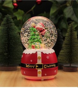 Resim Hediyebiziz Yılbaşı Kar Küresi Noel Işıklı Ve Müzikli Christmas Noel Baba -7 