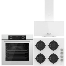 Resim Ferre Beyaz Ankastre Set (XE63CB CS206 D087) 