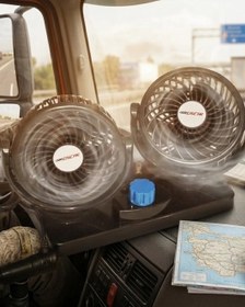 Resim Noname 12V Oto Fan Çakmaklık Girişli Ayarlanabilir Başlıklı Araç Vantilatörü 