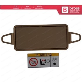 Resim Mercedes E W212 Cls W218 için Güneşlik Kapağı Bej 2128103710 N11.9600 