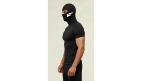 Resim Flex Premium Reflektörlü Siyah Kar Maskesi Model 27 Balaklava Balaclava Motorsiklet Scooter Bisiklet Spor 