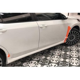 Resim X POWER TUNİNG Toyota Corolla 2012-2016 Sedan Plastik Yan Marşpiyel 