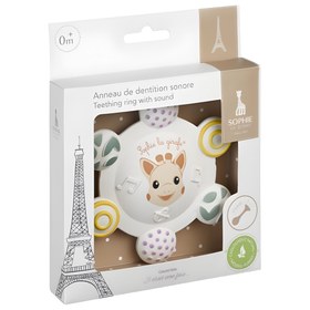 Resim Sophie la Girafe Sonore Sesli Doğal Kauçuk Diş Kaşıyıcı 