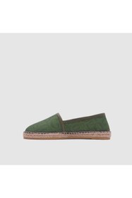 Resim TOGO Yeşil Monogram Tekstil Kadın Espadril Ayakkabı [060032] 