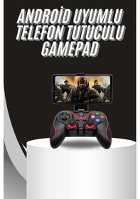 Resim Kablosuz Oyun Kolu Bluetooth Joystick Gamepad Semeglbl - 34 Android Uyumlu 