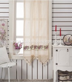 Resim Buldan Lila Kaneviçeli Perde 