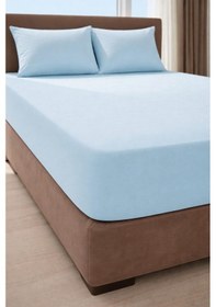 Resim Özdilek Çift Kişilik Colourist Çarşaf - Aqua Aqua 