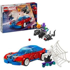 Resim LEGO® Marvel Örümcek Adam Yarış Arabası ve Venom Green Goblin 76279-7+ Yaratıcı Oyuncak Yapım Seti - 227 Parça 