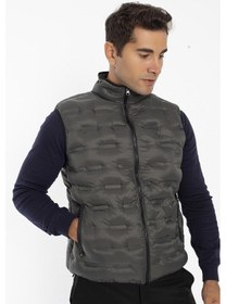 Resim Erkek Dolumlu Spor Outdoor Yelek Haki 