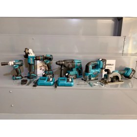 Resim Kimmeer Plus 21V 3.0AH Kömürsüz 6'lı Set Matkap Hilti Taşlama Somun Sıkma Dekupaj ve Daire Testere 