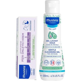Resim Mustela Yenidoğan Saç Ve Vücut Şampuanı 200 ml + Mustela Pişik Kremi 50 ml 
